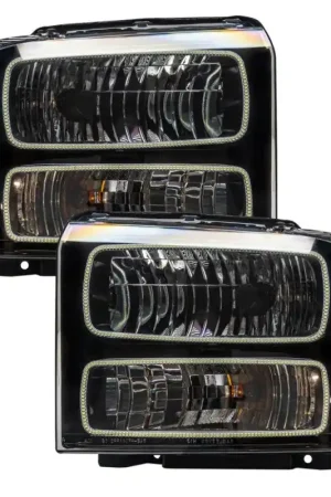 Oracle 05-07 Ford F-250/350 SMD HL - Black - ColorSHIFT w/ BC1 Controller Seasonal Sale