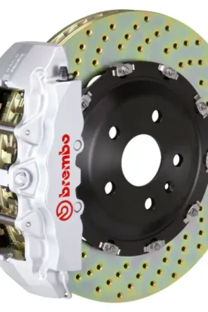 Best Choice Brembo 12-14 CLS350 Front GT BBK 6 Piston Cast 380x34 2pc Rotor Drilled-Silver