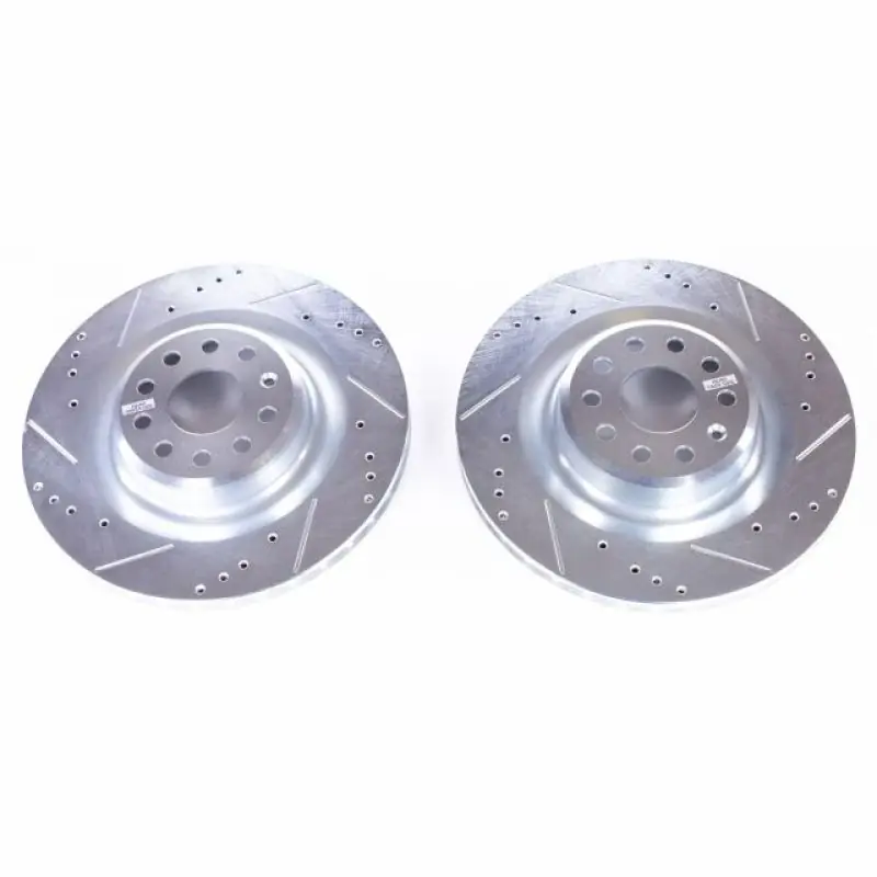 Power Stop 12-18 Tesla Model S Rear Evolution Drilled & Slotted Rotors - Pair Price Drop