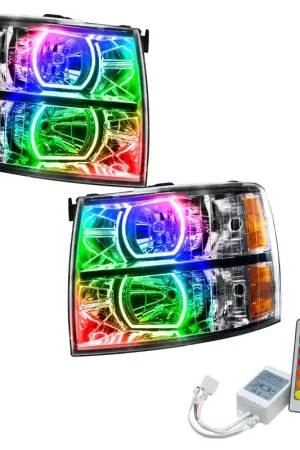 No Minimum Order Oracle 07-13 Chevrolet Silverado SMD HL - Square Style - ColorSHIFT w/ Simple Controller