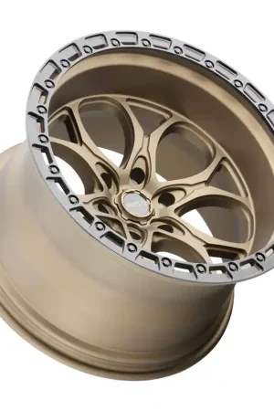 Factory Price Weld Off-Road W106 20X9 Ledge 6X139.7 ET20 BS5.75 Satin Bronze / Black Ring 106.1