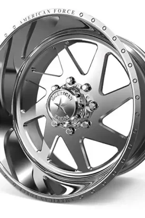 Flash Sale American Force Forged Wheels Jade 37 Polished 22x11 0mm Offset 5x127 (5x5)