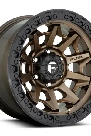 Fuel Offroad Wheels Covert D696 Matte Bronze w/ Black Ring 20x9 20mm Offset 6x139.7 (6x5.5) Order Now
