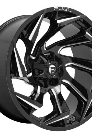 Editor’s Pick Fuel Offroad Wheels Reaction D753 Gloss Black Milled 22x12 -44mm Offset 6x135,6x139.7 (6x5.5)