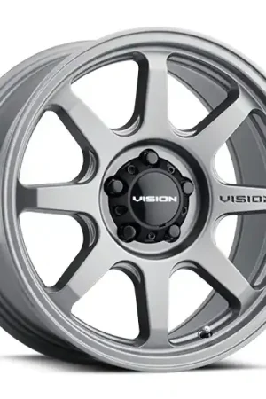 Vision Wheels Flow 351 Satin Grey 17x9 20mm Offset 5x139.7 (5x5.5) Special Discount