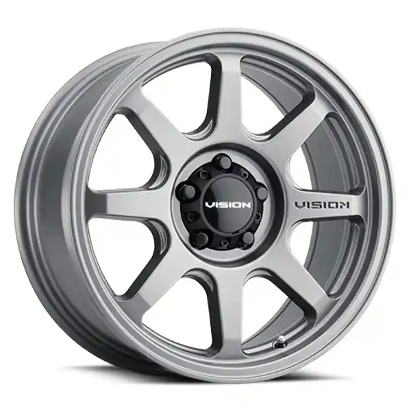Vision Wheels Flow 351 Satin Grey 17x9 20mm Offset 5x139.7 (5x5.5) Special Discount