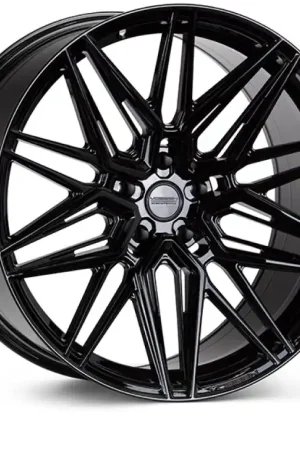 Premium Vossen HF-7 20x10.5 / 5x112 / ET30 / Deep Face / 66.5 - Gloss Black Wheel