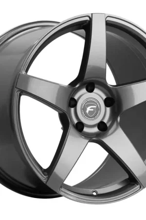 Today Only Forgestar CF5 20x9 / 5x114.3 BP / ET35 / 6.4in BS Gloss Anthracite Wheel