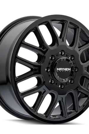 Secure Checkout Mayhem 8107D Cogent Dually 20x8.25 / 8x165.1 BP / 115mm Offset / 121.3mm Hub Gloss Black Wheel
