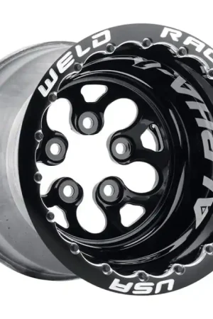 Weld Alpha-1 15x13 / 5x127 BP / 2in. BS Wheel - Black DBL MTS Free Returns