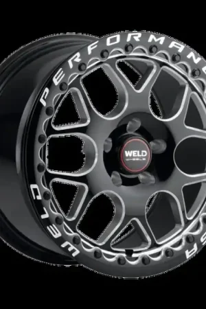 Weld Solana Beadlock 20x10.5 / 5x127 BP / ET38 / 71.5mm Bore - Gloss Black MIL DIA Wheel Popular