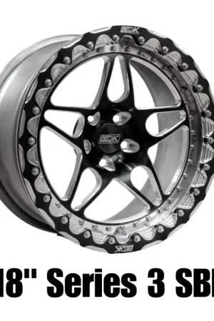 Modern Belak 18x9 / 5.75in BS / 5x114.3 BP / High Pad / Series 3 Wheel - Single Beadlock