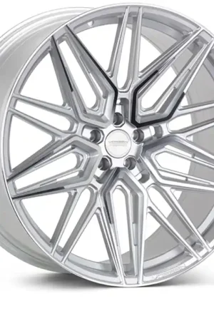 Seasonal Sale Vossen HF-7 23x10 / 5x120 / ET22 / Mid Face / 72.56 - Silver Polished Wheel