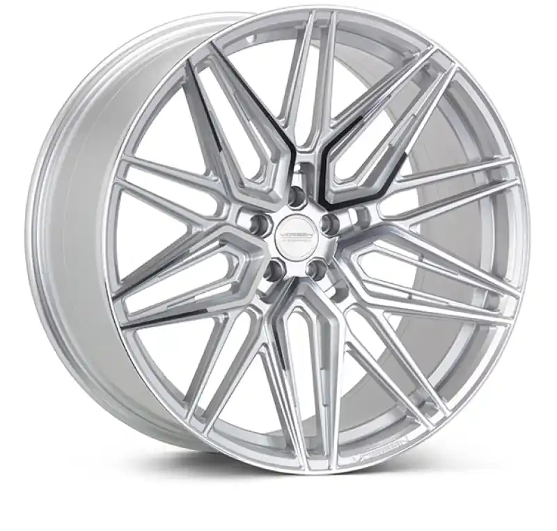 Seasonal Sale Vossen HF-7 23x10 / 5x120 / ET22 / Mid Face / 72.56 - Silver Polished Wheel