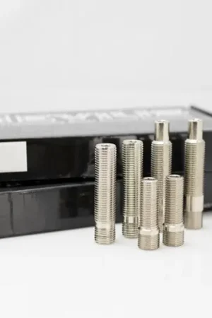 Sale Wheel Mate Stud Conversion M14 x P1.25-M12 x P1.50 / 1.75in L - Nickel Finish (QTY 20)