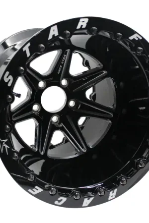 Race Star 72 ValStar 15x14 / 5x4.75BC / 4.5BS / 3.072in CB / Black w/Machined Accents Wheel Latest