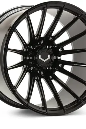 Vossen VFX-01 22x12 - 5x127 - ET44 - Ultra Deep - 71.5 - Gloss Black Wheel Free Shipping