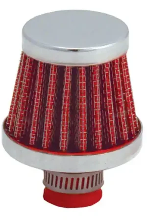 Spectre Breather Filter 10mm Flange / 2in. OD / 1-3/4in. Height - Red Today Only
