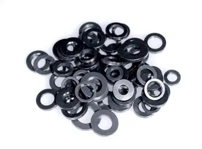 Free Returns ARP M10 ID .750 OD Black Chamfer Black Washers (10 pack)