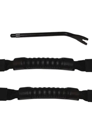 Markdown Rugged Ridge Door Pull Straps Black 97-06 Jeep Wrangler