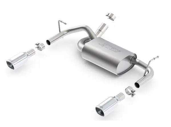 Weekend Sale Borla 12-16 Jeep Wrangler 3.6L AT/MT 4WD Single Split Rr Exit Touring Exhaust (rear section only)