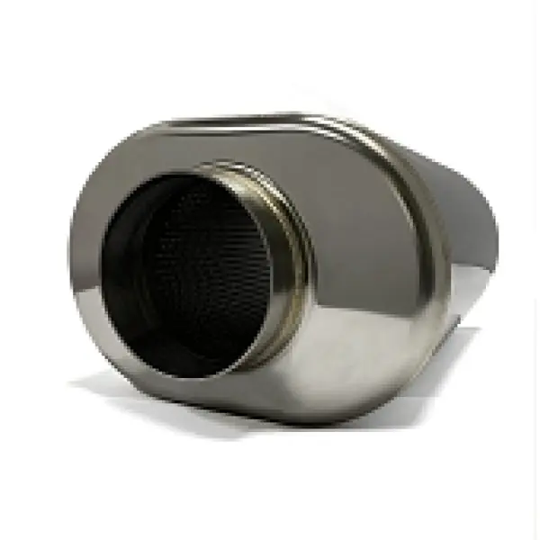 Stainless Bros 3.5in x 12.0in OAL SS304 Oval Muffler - Polished Order Now