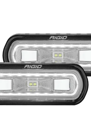 Must Have SR-L Series Off-Road Spreader Pod, 3 Wire, Surface Mount, White Halo, Pair