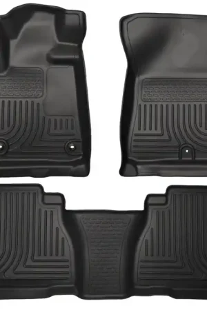 Husky Liners 12-13 Toyota Tundra Weatherbeater Black Front & 2nd Seat Floor Liners Last Chance