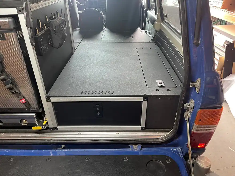 Worldwide Shipping Toyota Land Cruiser 1980-1990 60 Series - Single Drawer Module with Fitted Top Plate - 22-3/16"W x 9-1/2"H x 40"D