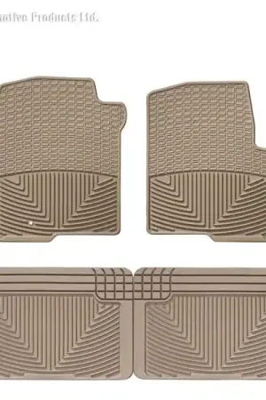 WT Rubber Mats - Rear - Tan Best Choice