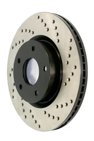 StopTech Sport Cross Drilled Brake Rotor - Rear Right Secure Checkout