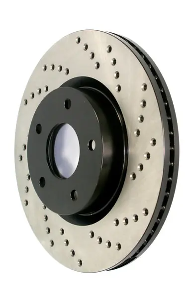 StopTech Sport Cross Drilled Brake Rotor - Rear Right Secure Checkout