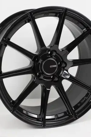 Enkei TS10 18x8 5x114.3 40mm Offset 72.6mm Bore Black Wheel Worldwide Shipping