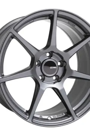 Enkei TFR 18x9.5 5x114.3 38mm Offset 72.6 Bore Diameter Matte Gunmetal Wheel Free Returns