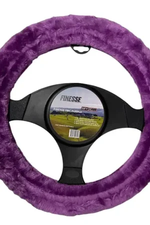 Don’t Miss Out MyCar Finesse Steering Wheel Cover Purple - SWCFAUX12