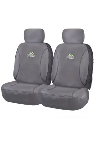 Low Price MyCar Trailblazer Universal 30\\/35 Front Seat Cover - Charcoal Canvas - TRA3508 (Bulky Item - Freight Applies)