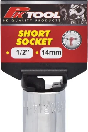 Worldwide Shipping PKTool 1\\/2 inch Dr 14mm Short Socket - PT10614 (Pickup Only)