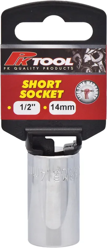 Worldwide Shipping PKTool 1\\/2 inch Dr 14mm Short Socket - PT10614 (Pickup Only)