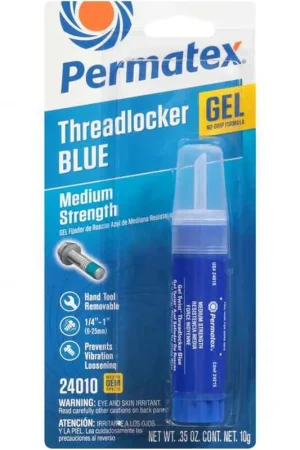 Bargain Permatex Medium Strength Threadlocker Blue Gel 10G -24010
