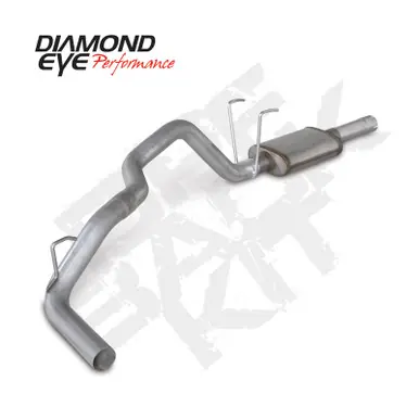 Diamond Eye KIT 3in DPF-BACK SGL AL: DODGE 1500 2014 DIESEL - K3262A Genuine