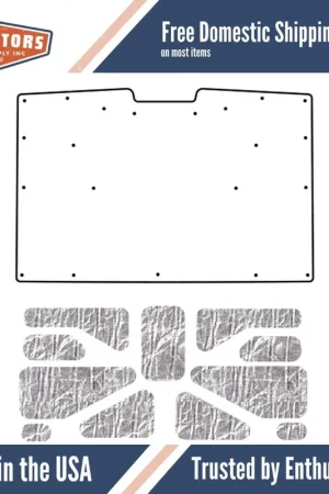 Sale Hood Insulation Pad Heat Shield for 1981-1987 Chevrolet Truck