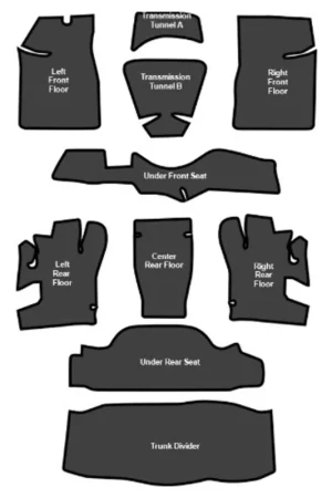 Sound Deadener for 1976 Oldsmobile Cutlass Vista Cruiser EVA 10Pc Trusted Brand