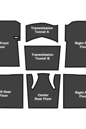 Affordable Sound Deadener for 1957 Pontiac Bonneville Die Cut EVA Complete 7Pc