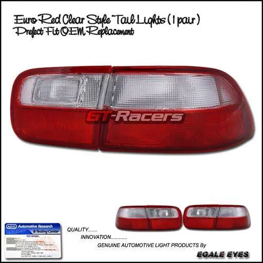 Shop Now Red Clear Taillights
