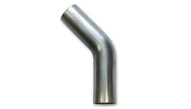 Vibrant 1.75in O.D. T304 SS 45 deg Mandrel Bend 6in x 6in leg lengths (1.75in Centerline Radius) - 13094 Fresh Stock