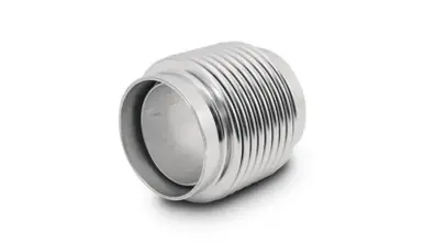 Money Back Guarantee Vibrant 1.50in ID x 2.75in Long 321SS Electro Polished Motorsport Bellows w/Neck & Liner - 69328