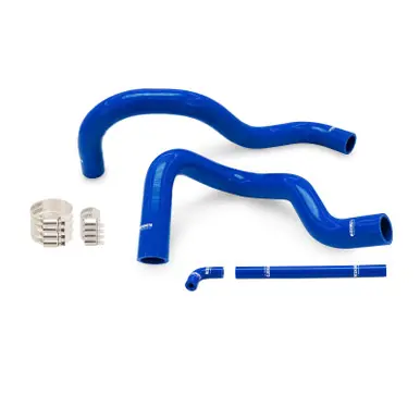 Worldwide Shipping Mishimoto 95-04 Toyota Tacoma 2.4L - 2.7L (4WD Auto Only) Silicone Coolant Hose Kit - Blue - MMHOSE-TAC2427-95BL