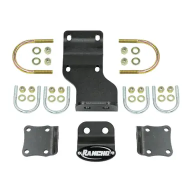 Rancho 2020 Jeep Gladiator Steering Damper Bracket Dual Stabilizer Bracket - RS64102 Worldwide Shipping