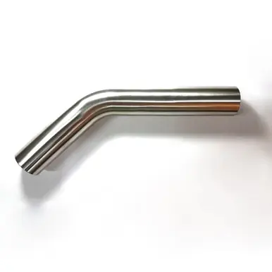 Stainless Bros 2.0in Diameter 1.5D / 3in CLR 45 Degree Bend 5in leg/8in leg Mandrel Bend - 601-05026-1150 Buy Direct