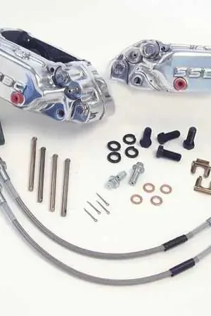 Best Price SSBC Direct Bolt-On Force 10 Extreme 4-Piston Aluminum Calipers with 43mm Pistons - Rear - A109AR